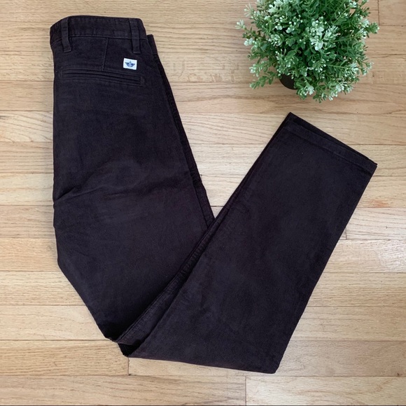 DOCKERS Men slim fit corduroy pants brown 30W32L - Picture 3 of 3